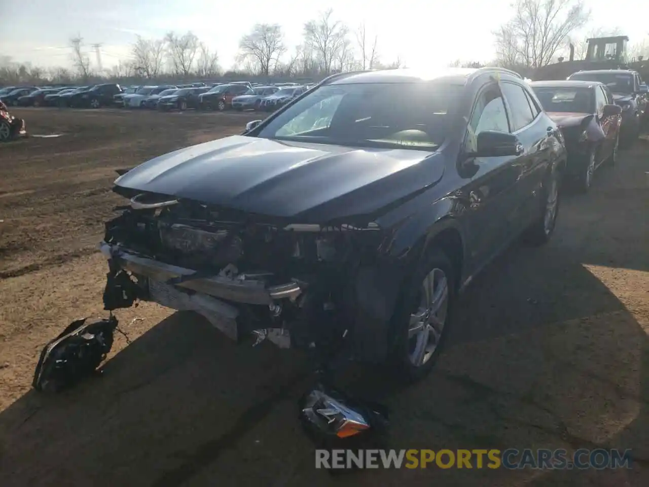 2 Photograph of a damaged car WDCTG4GB9KU011088 MERCEDES-BENZ GLA-CLASS 2019