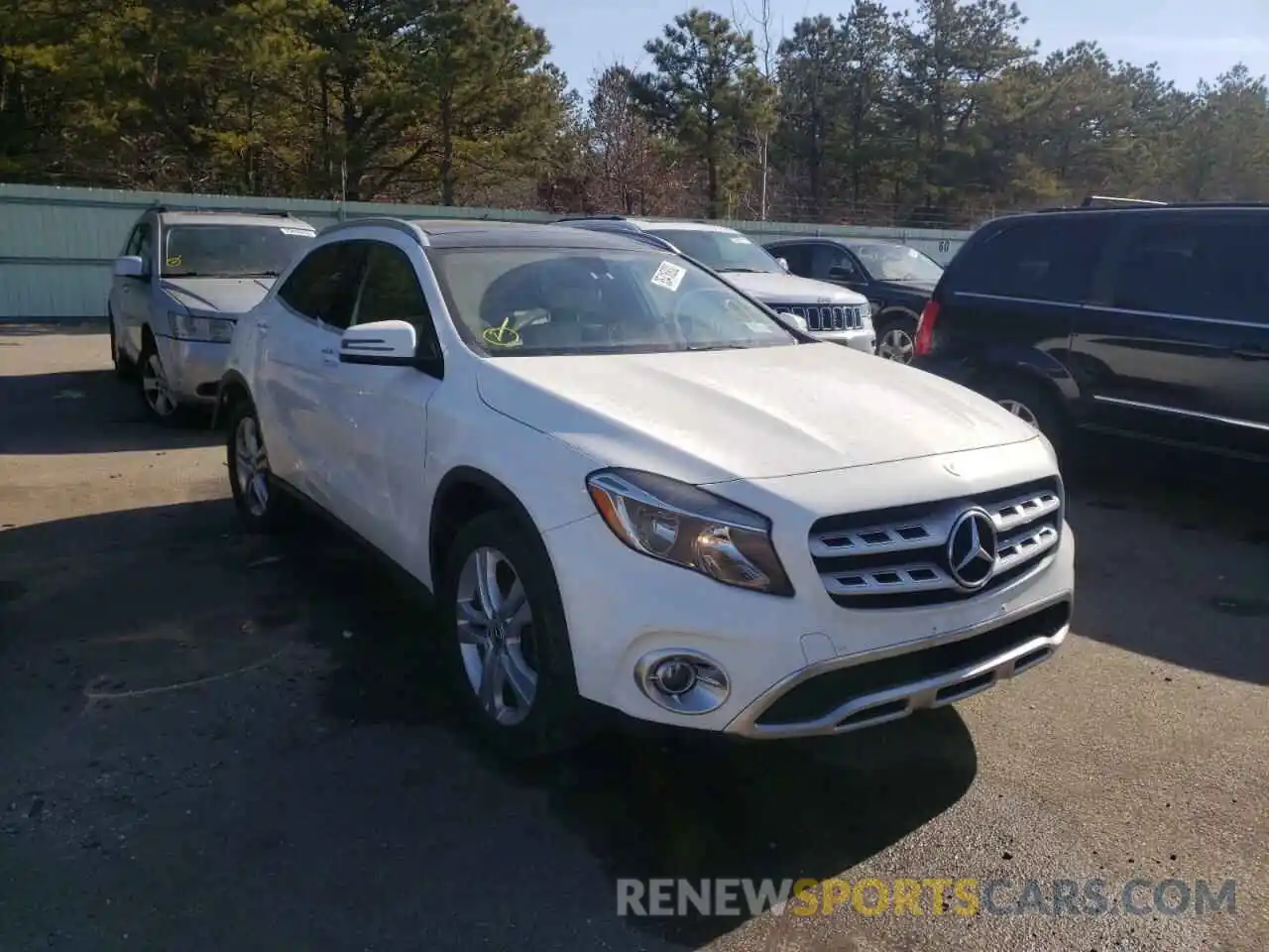 1 Photograph of a damaged car WDCTG4GB9KU012600 MERCEDES-BENZ GLA-CLASS 2019