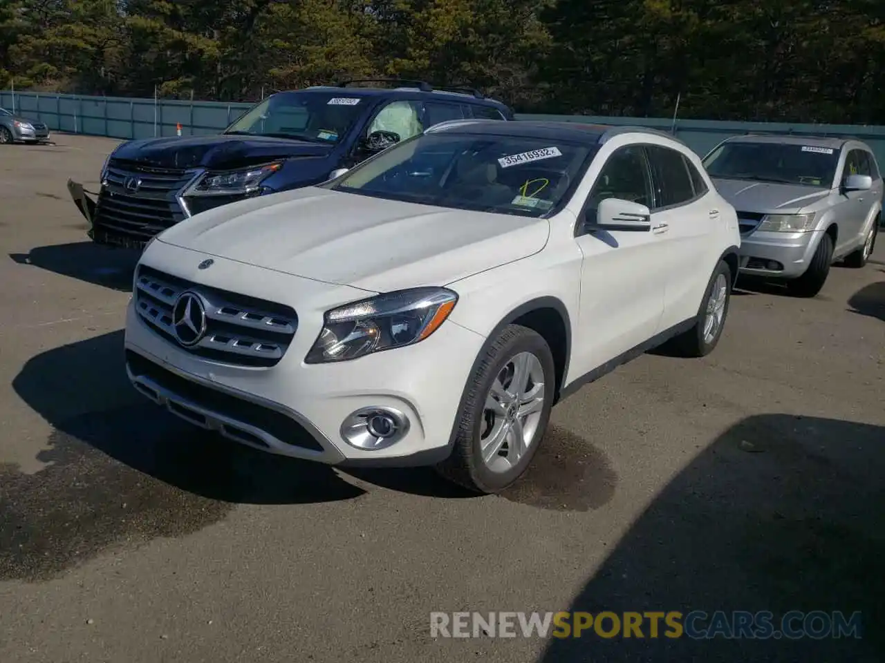 2 Photograph of a damaged car WDCTG4GB9KU012600 MERCEDES-BENZ GLA-CLASS 2019