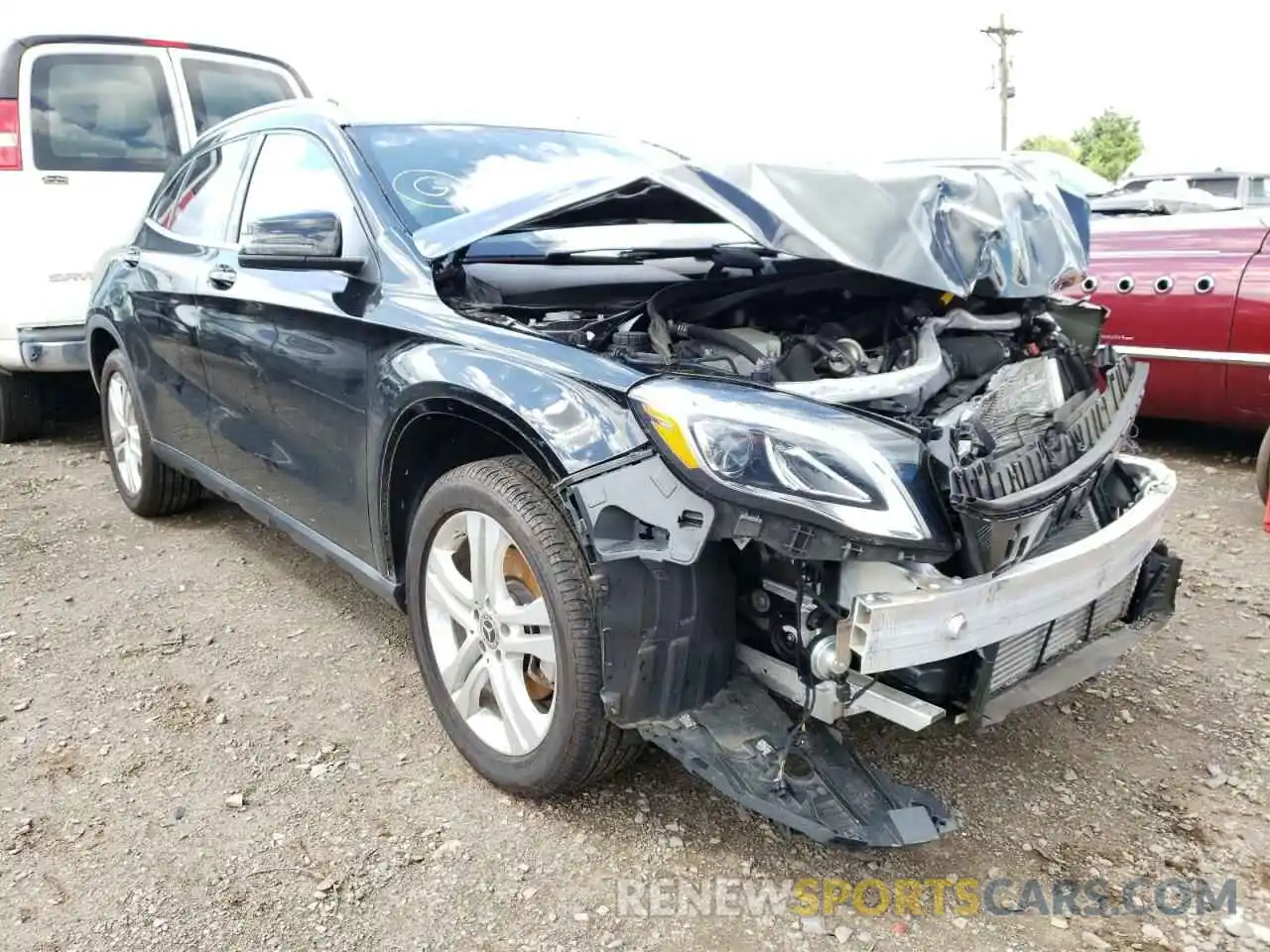 1 Photograph of a damaged car WDCTG4GB9KU017800 MERCEDES-BENZ GLA-CLASS 2019