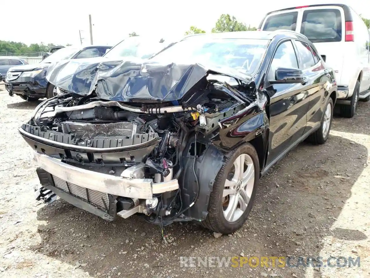 2 Photograph of a damaged car WDCTG4GB9KU017800 MERCEDES-BENZ GLA-CLASS 2019