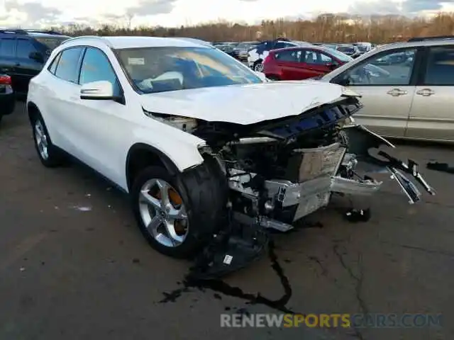 1 Photograph of a damaged car WDCTG4GBXKJ583692 MERCEDES-BENZ GLA-CLASS 2019