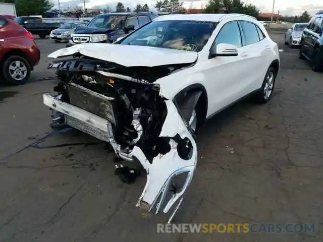 2 Photograph of a damaged car WDCTG4GBXKJ583692 MERCEDES-BENZ GLA-CLASS 2019