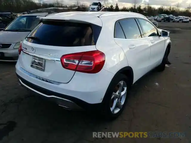 4 Photograph of a damaged car WDCTG4GBXKJ583692 MERCEDES-BENZ GLA-CLASS 2019