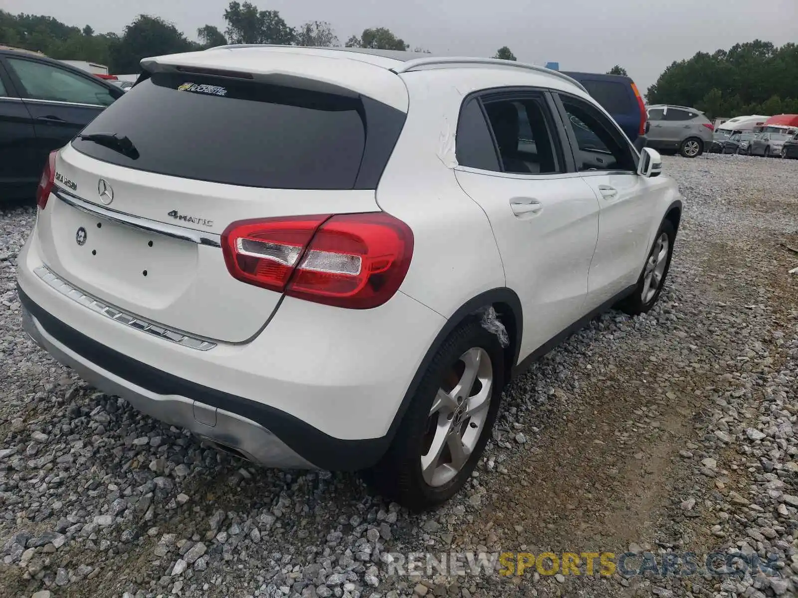 4 Photograph of a damaged car WDCTG4GBXKJ607148 MERCEDES-BENZ GLA-CLASS 2019