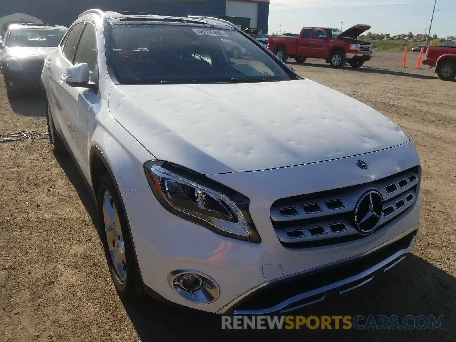 1 Photograph of a damaged car WDCTG4GBXKJ636035 MERCEDES-BENZ GLA-CLASS 2019