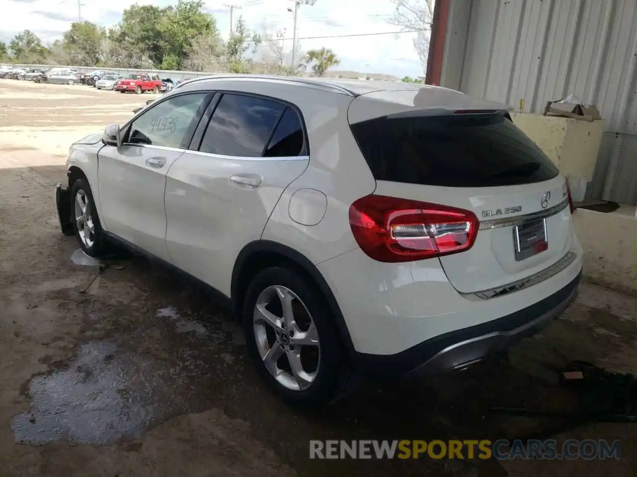 3 Photograph of a damaged car WDCTG4GBXKU008006 MERCEDES-BENZ GLA-CLASS 2019