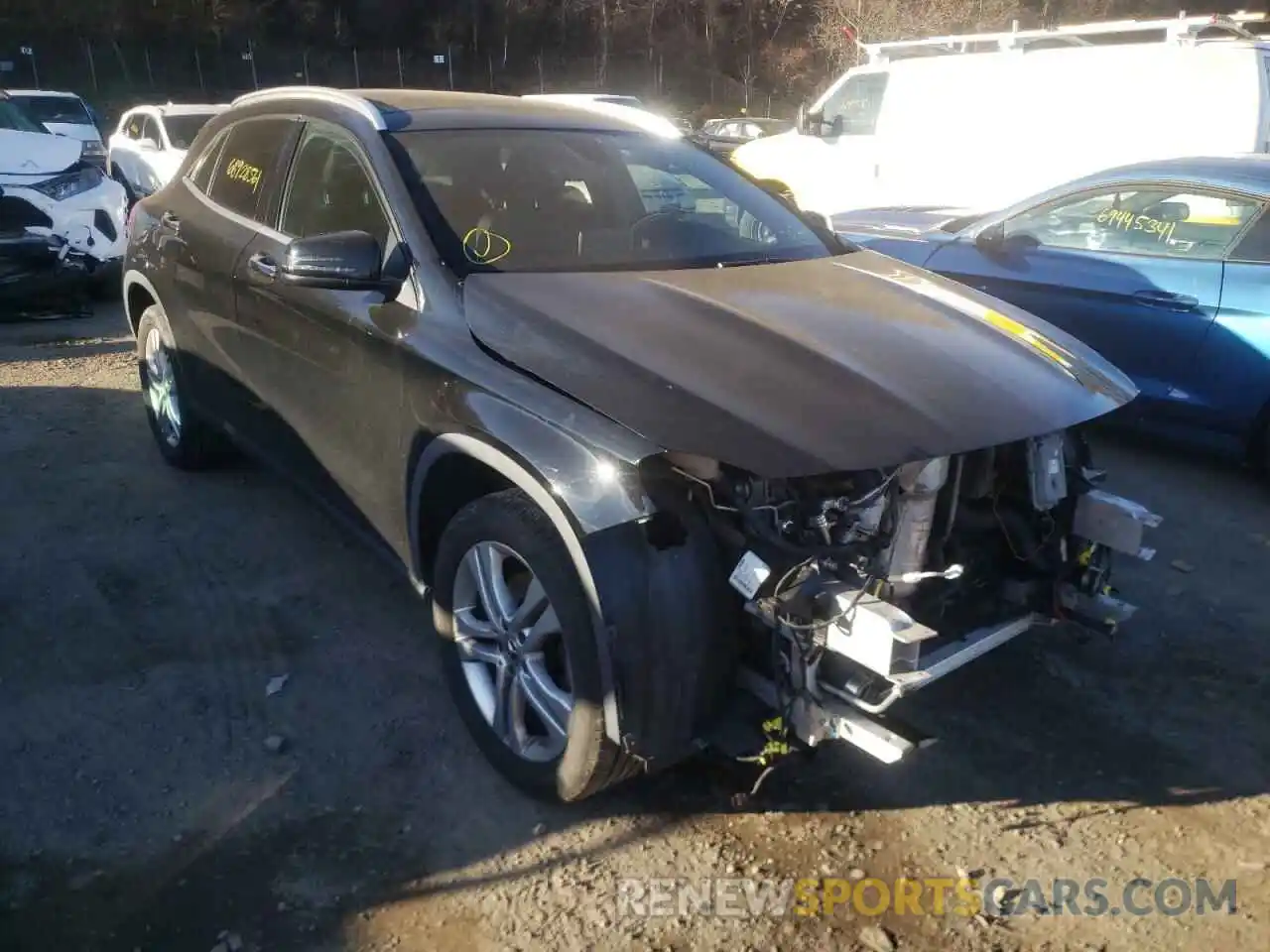 1 Photograph of a damaged car WDCTG4GBXKU012198 MERCEDES-BENZ GLA-CLASS 2019