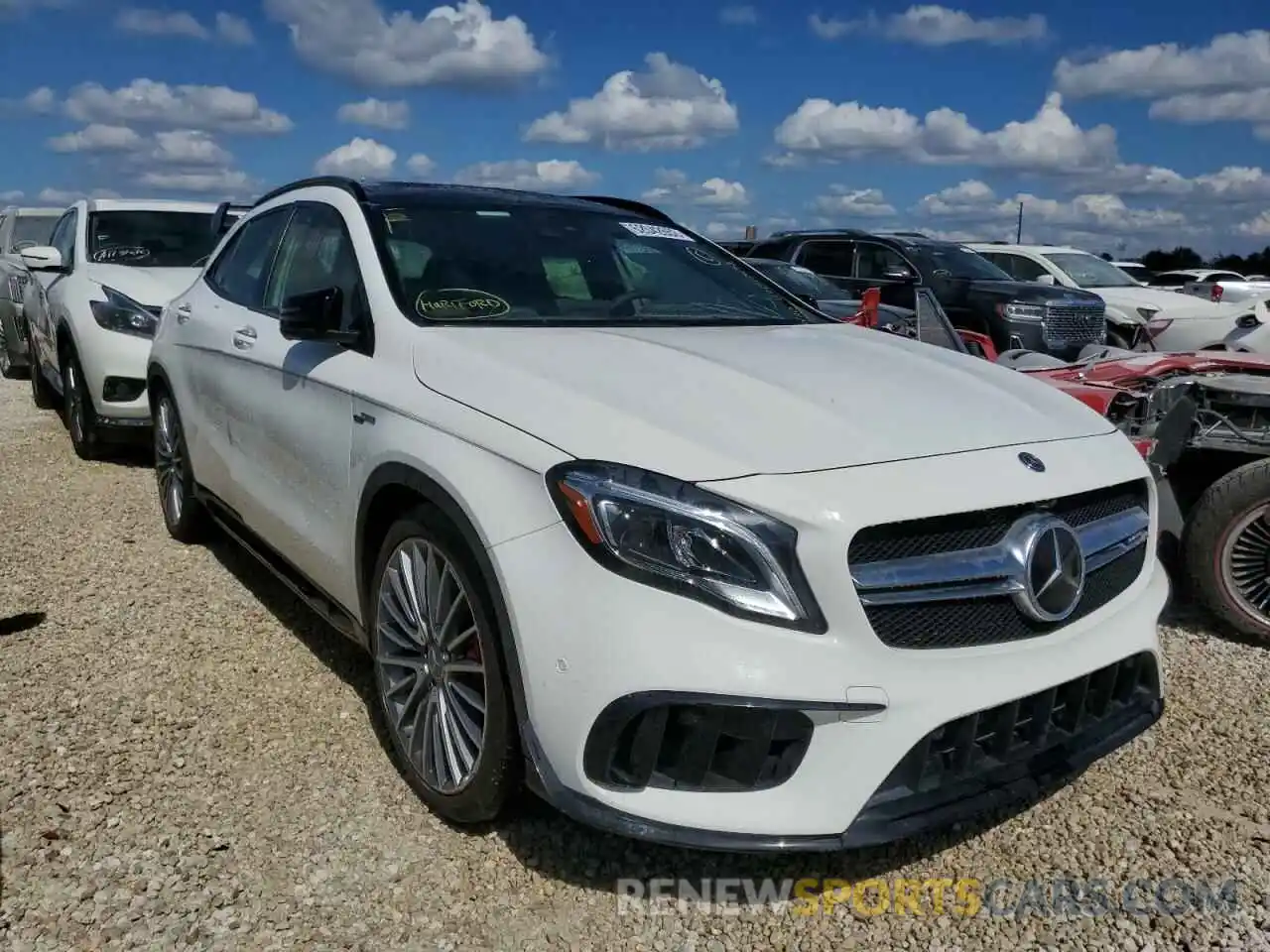 1 Photograph of a damaged car WDDTG5CB9KJ608508 MERCEDES-BENZ GLA-CLASS 2019