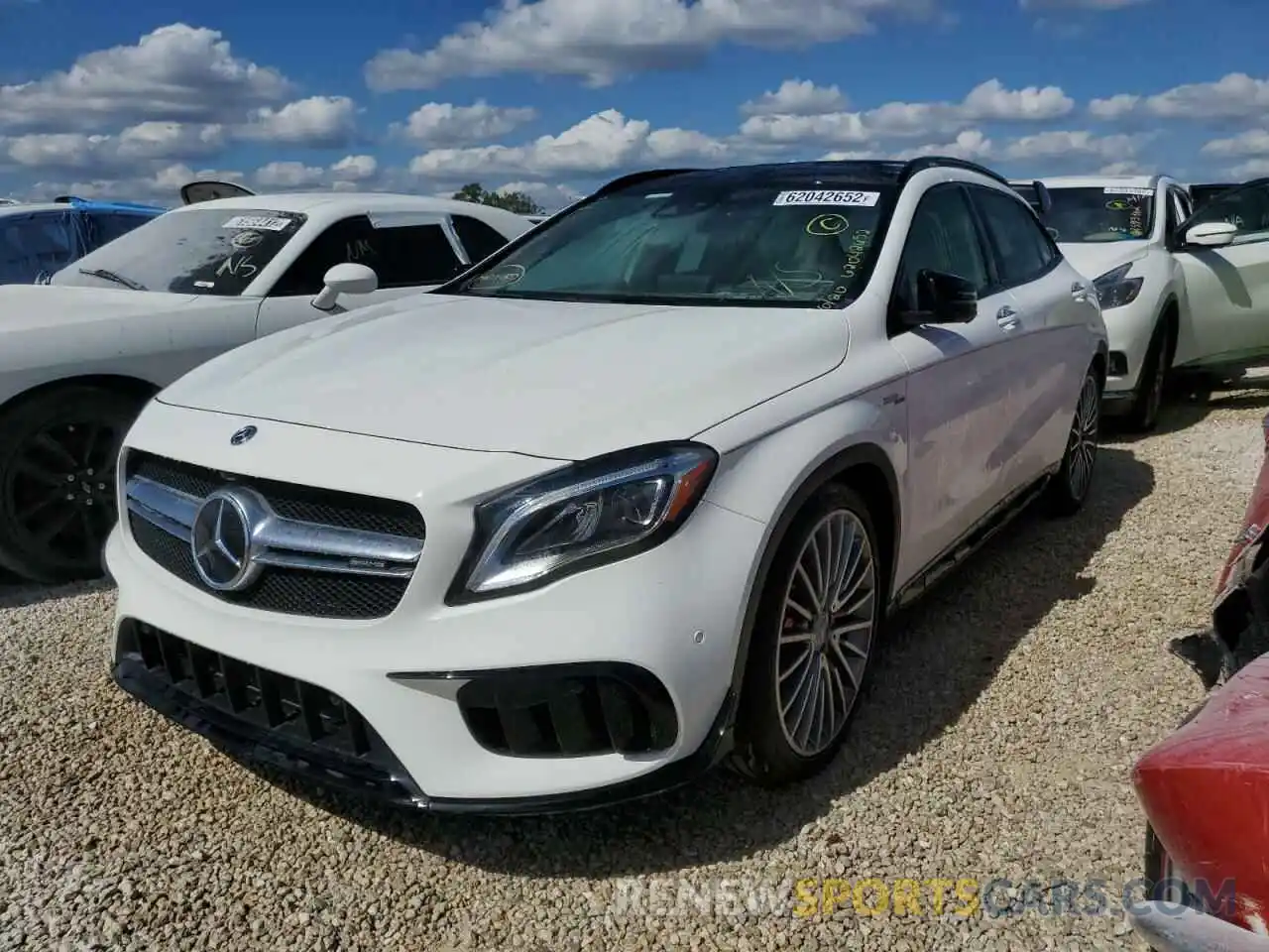 2 Photograph of a damaged car WDDTG5CB9KJ608508 MERCEDES-BENZ GLA-CLASS 2019