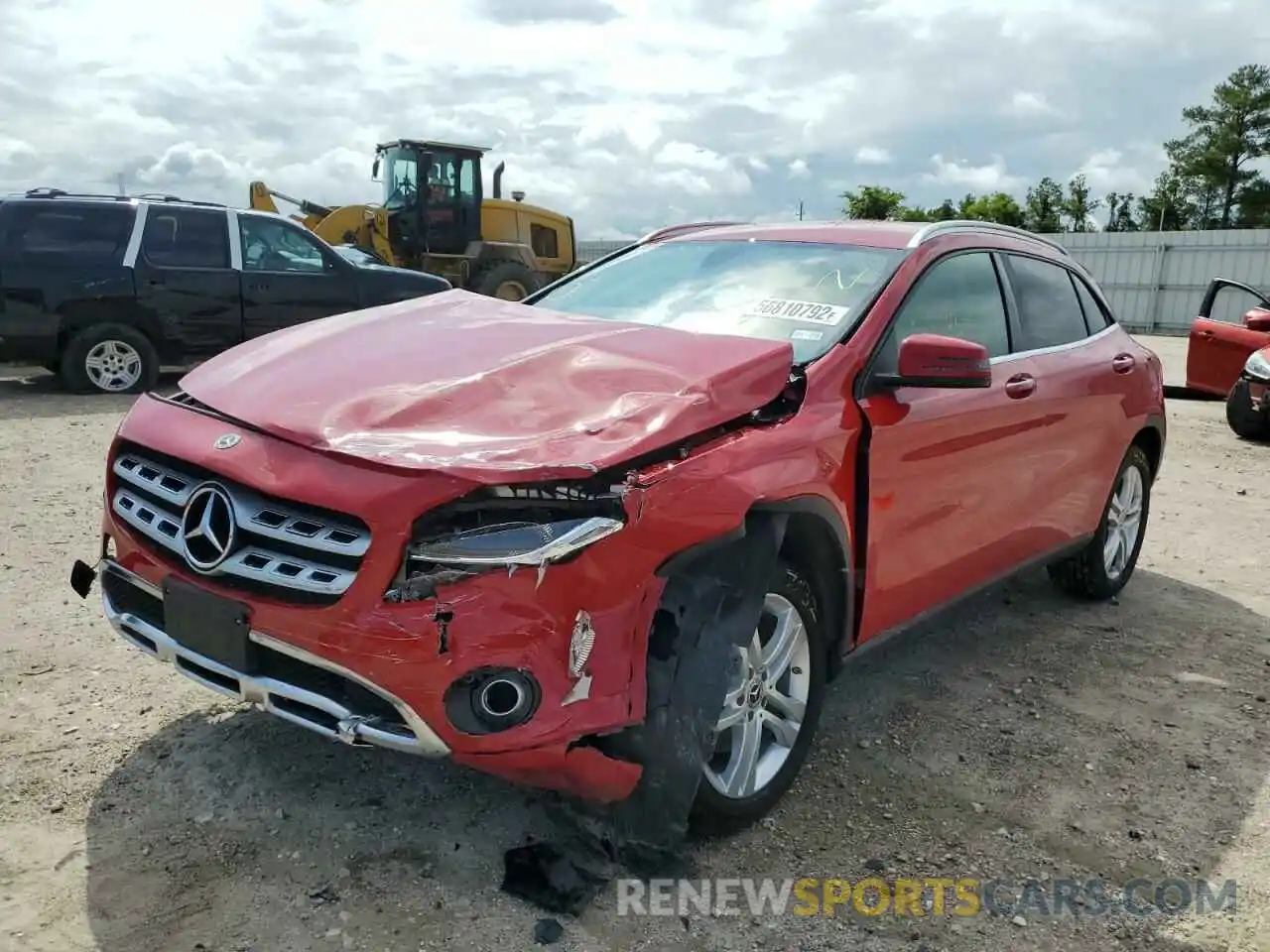 2 Photograph of a damaged car W1NTG4EB3LU030447 MERCEDES-BENZ GLA-CLASS 2020