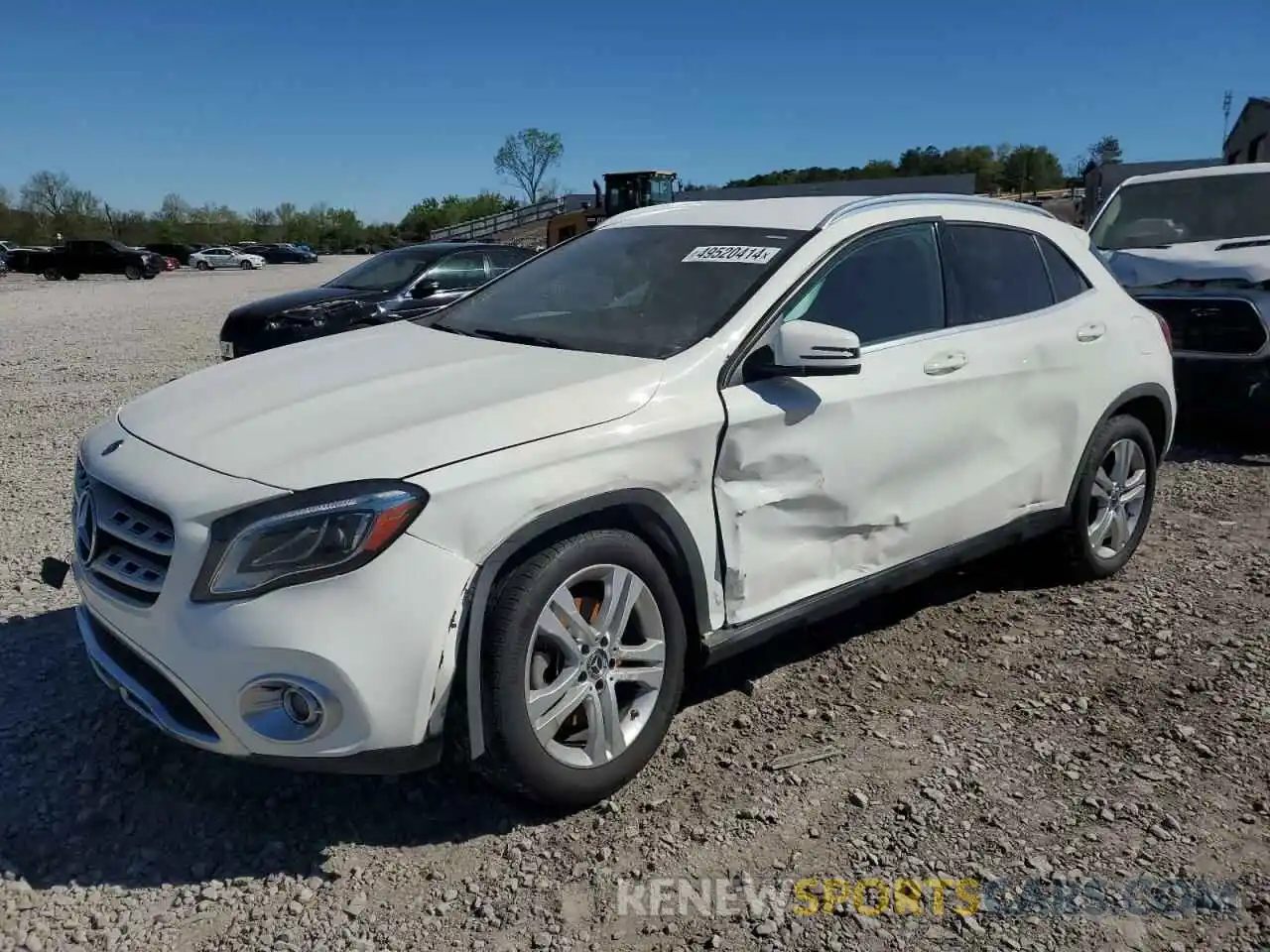 1 Photograph of a damaged car W1NTG4EB4LU040372 MERCEDES-BENZ GLA-CLASS 2020