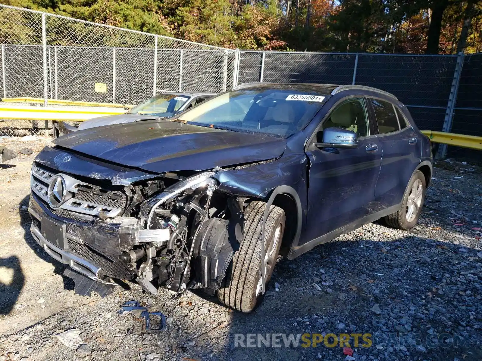 2 Photograph of a damaged car W1NTG4GB2LJ695905 MERCEDES-BENZ GLA-CLASS 2020