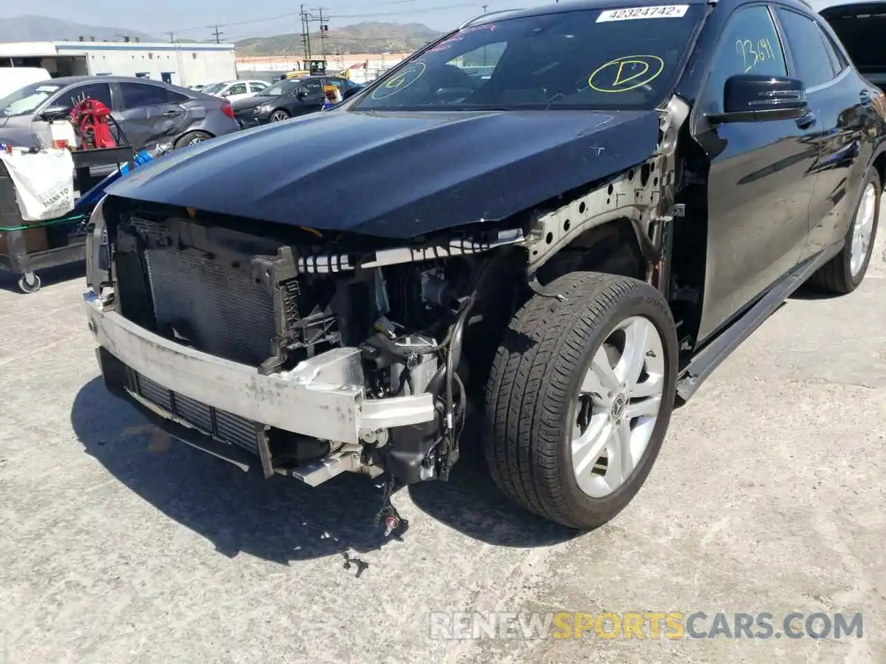 9 Photograph of a damaged car W1NTG4GB3LU030297 MERCEDES-BENZ GLA-CLASS 2020