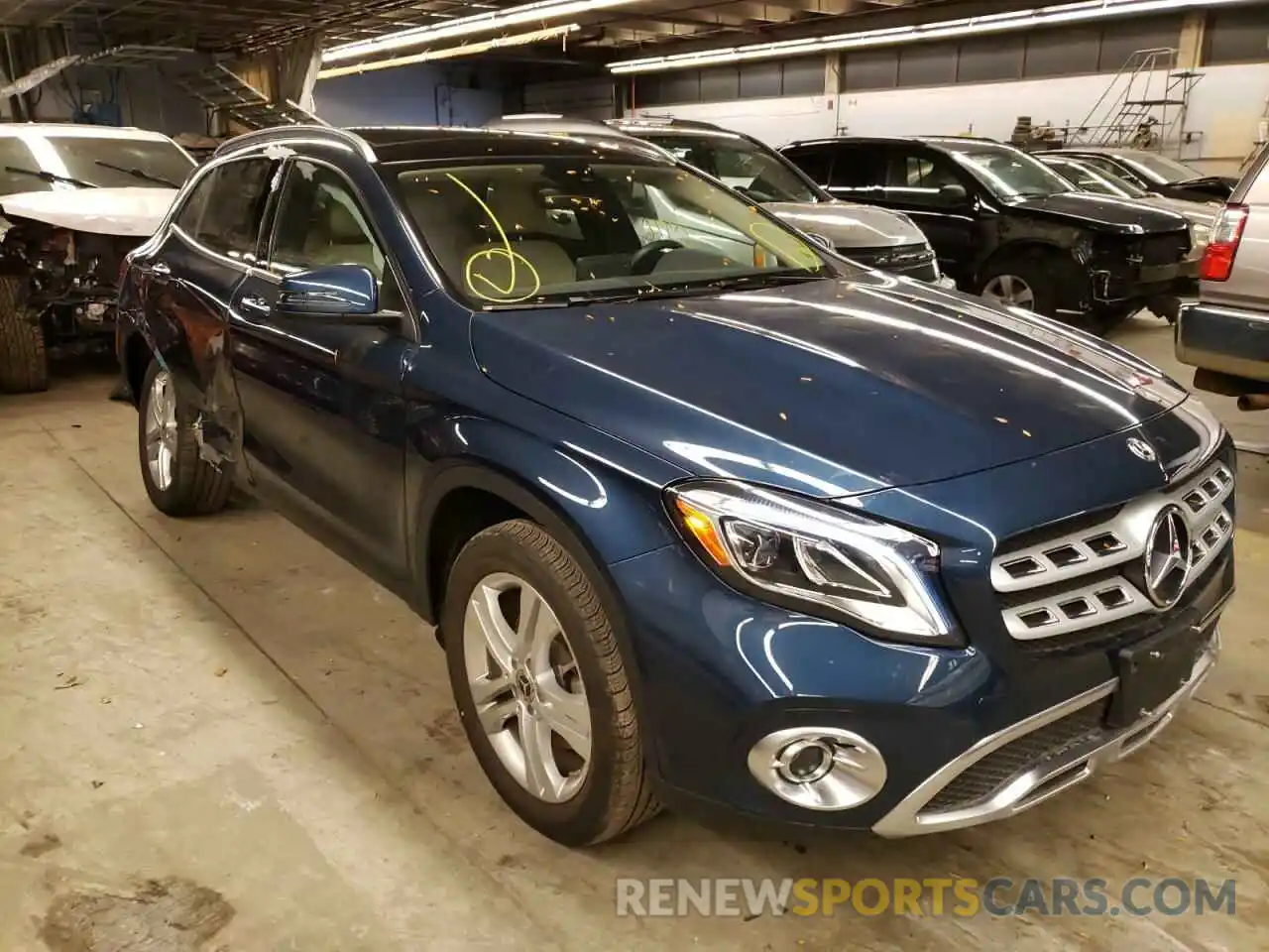 1 Photograph of a damaged car W1NTG4GB5LJ694568 MERCEDES-BENZ GLA-CLASS 2020