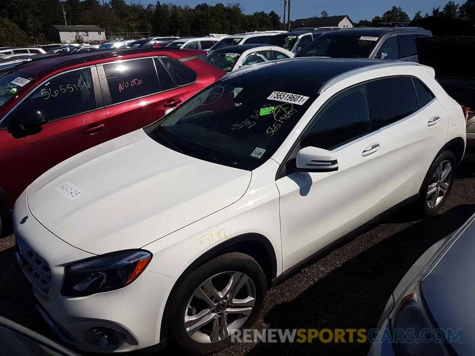 2 Photograph of a damaged car W1NTG4GB9LU030496 MERCEDES-BENZ GLA-CLASS 2020