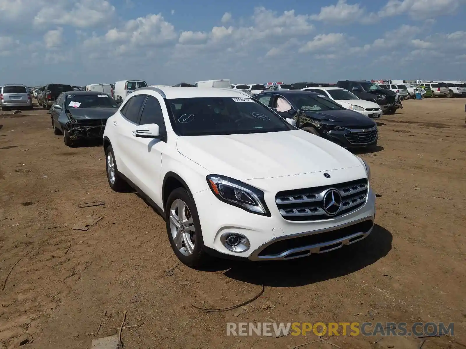 1 Photograph of a damaged car WDCTG4EB0LU023053 MERCEDES-BENZ GLA-CLASS 2020