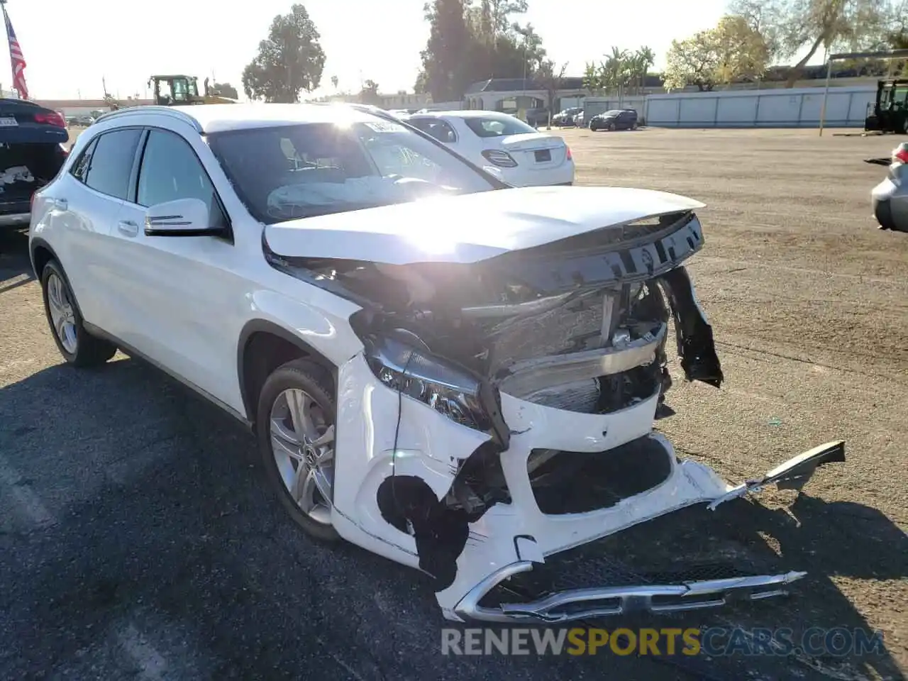 1 Photograph of a damaged car WDCTG4EB1LJ655240 MERCEDES-BENZ GLA-CLASS 2020