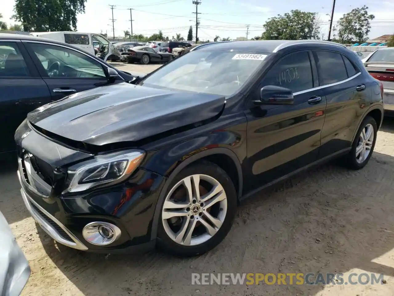 2 Photograph of a damaged car WDCTG4EB2LU021739 MERCEDES-BENZ GLA-CLASS 2020