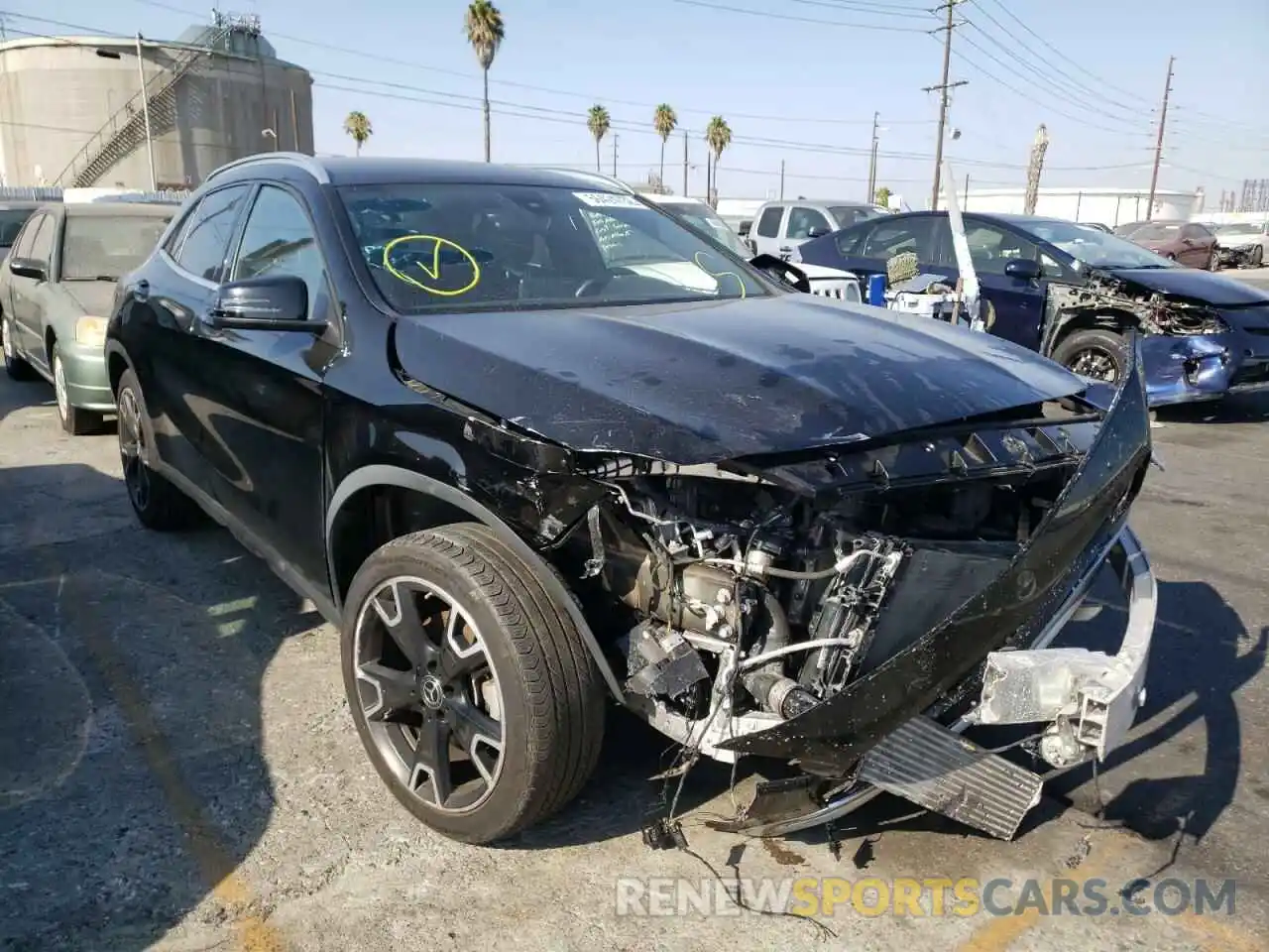 1 Photograph of a damaged car WDCTG4EB2LU028755 MERCEDES-BENZ GLA-CLASS 2020