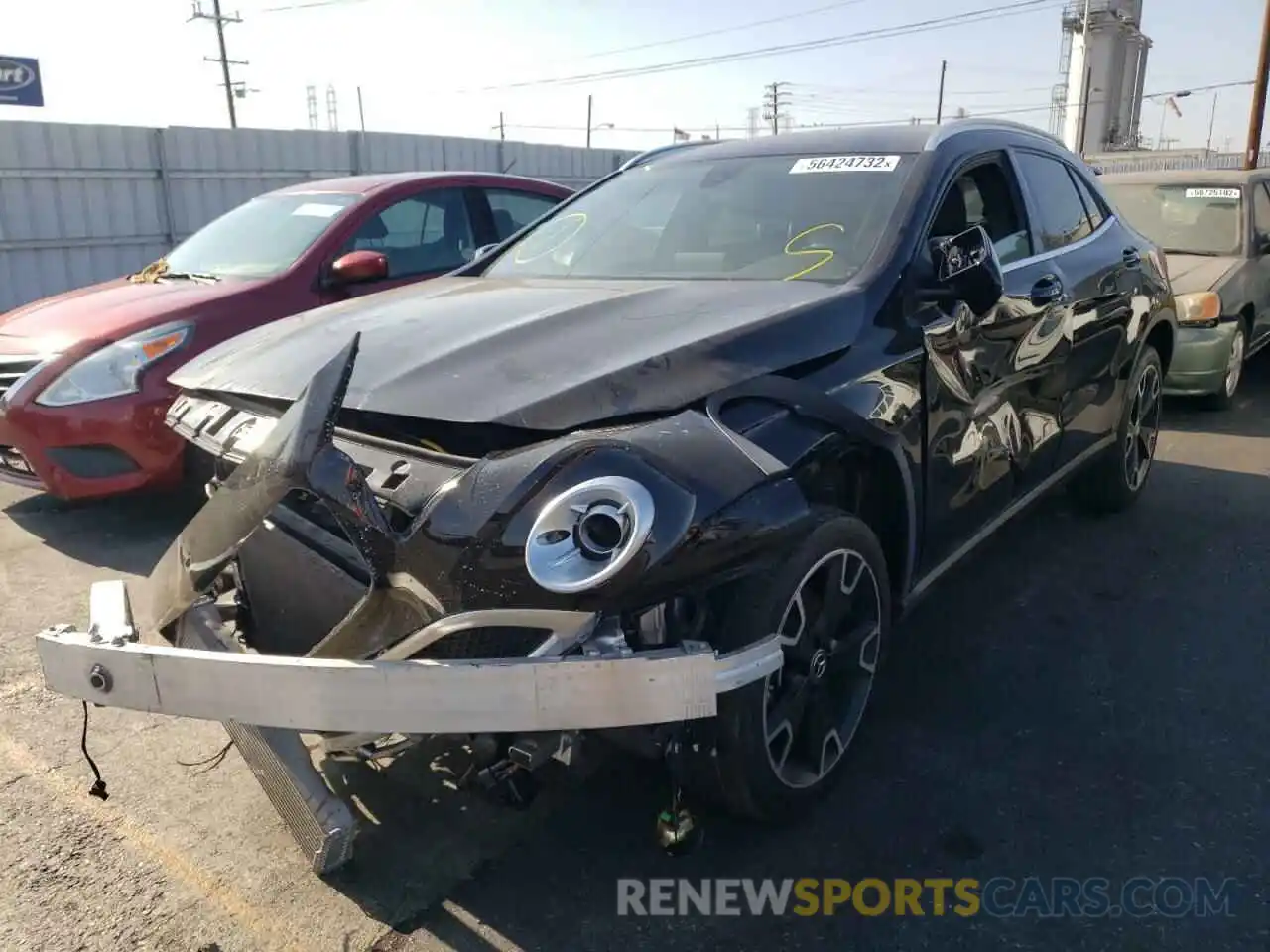 2 Photograph of a damaged car WDCTG4EB2LU028755 MERCEDES-BENZ GLA-CLASS 2020