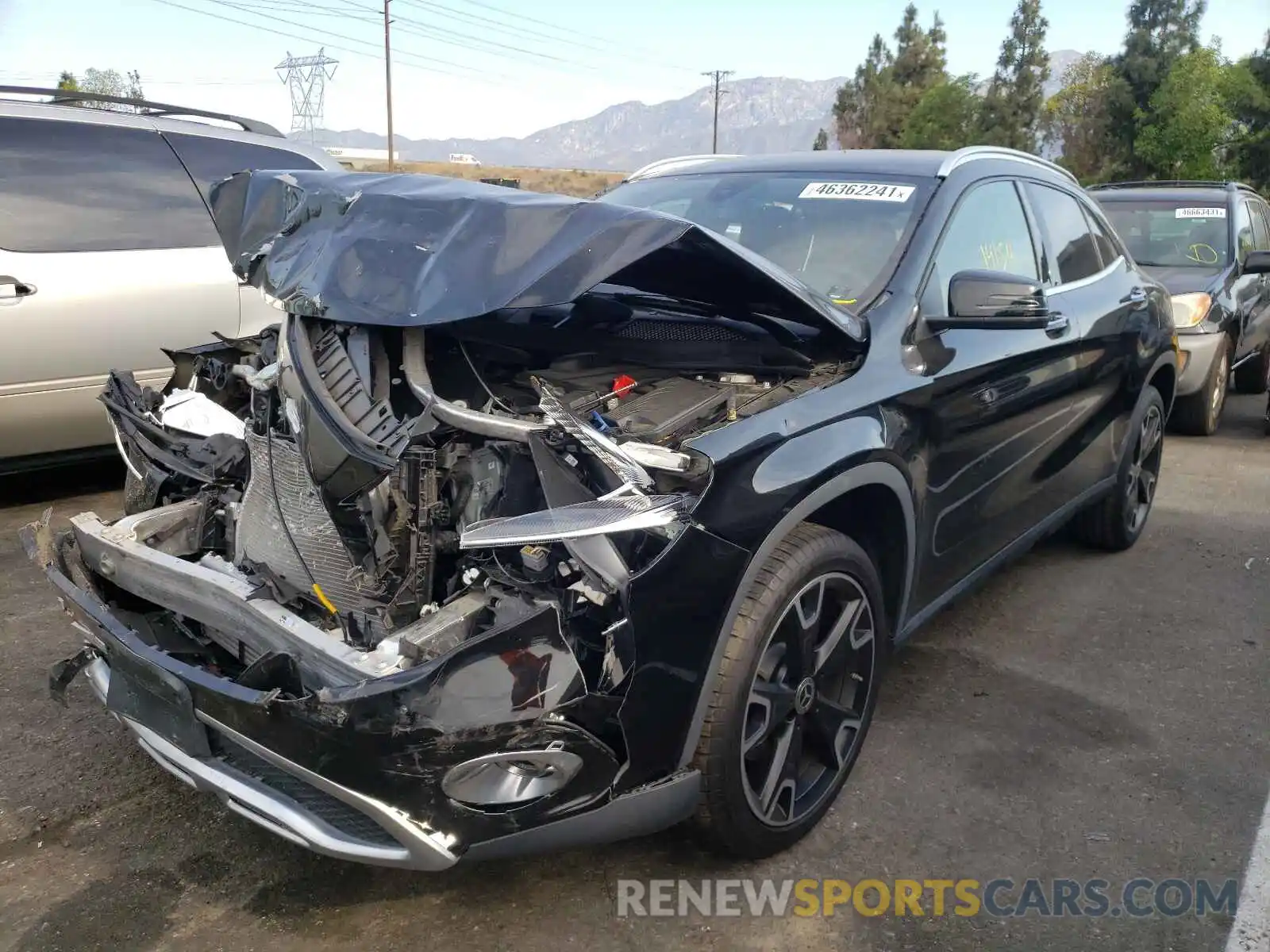 2 Photograph of a damaged car WDCTG4EB3LU026643 MERCEDES-BENZ GLA-CLASS 2020