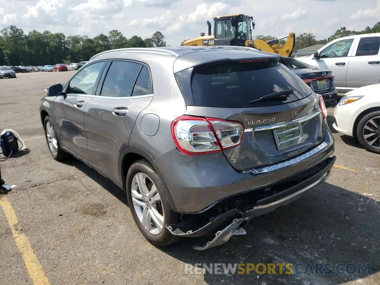 3 Photograph of a damaged car WDCTG4EB4LJ665437 MERCEDES-BENZ GLA-CLASS 2020