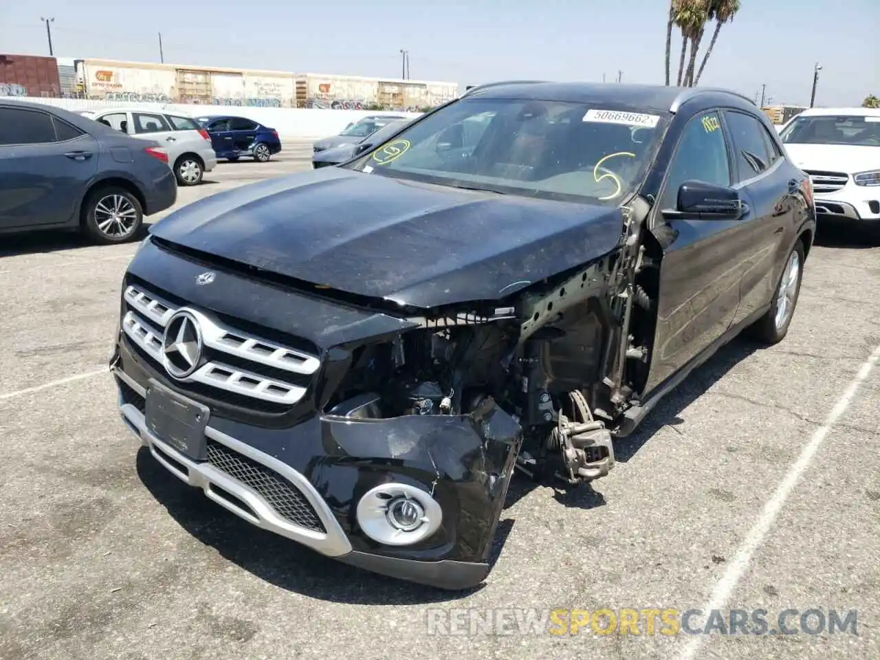 2 Photograph of a damaged car WDCTG4EB4LU021841 MERCEDES-BENZ GLA-CLASS 2020