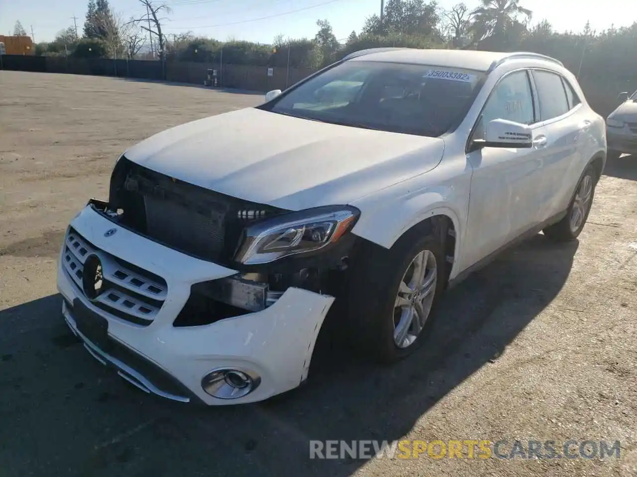 2 Photograph of a damaged car WDCTG4EB6LU023347 MERCEDES-BENZ GLA-CLASS 2020