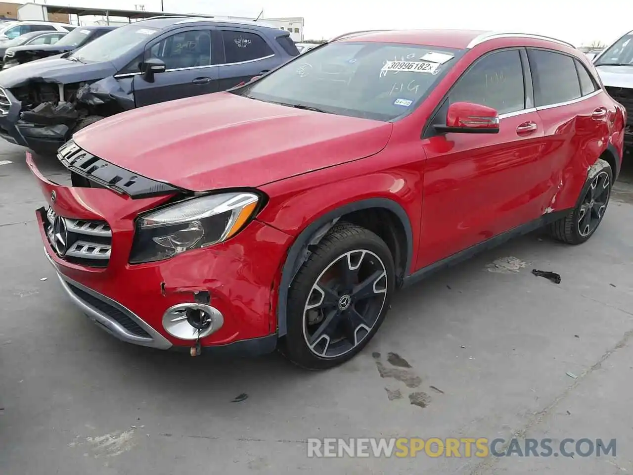 2 Photograph of a damaged car WDCTG4EB7LU023454 MERCEDES-BENZ GLA-CLASS 2020