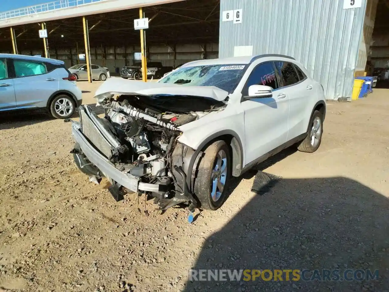 2 Photograph of a damaged car WDCTG4EB7LU024314 MERCEDES-BENZ GLA-CLASS 2020