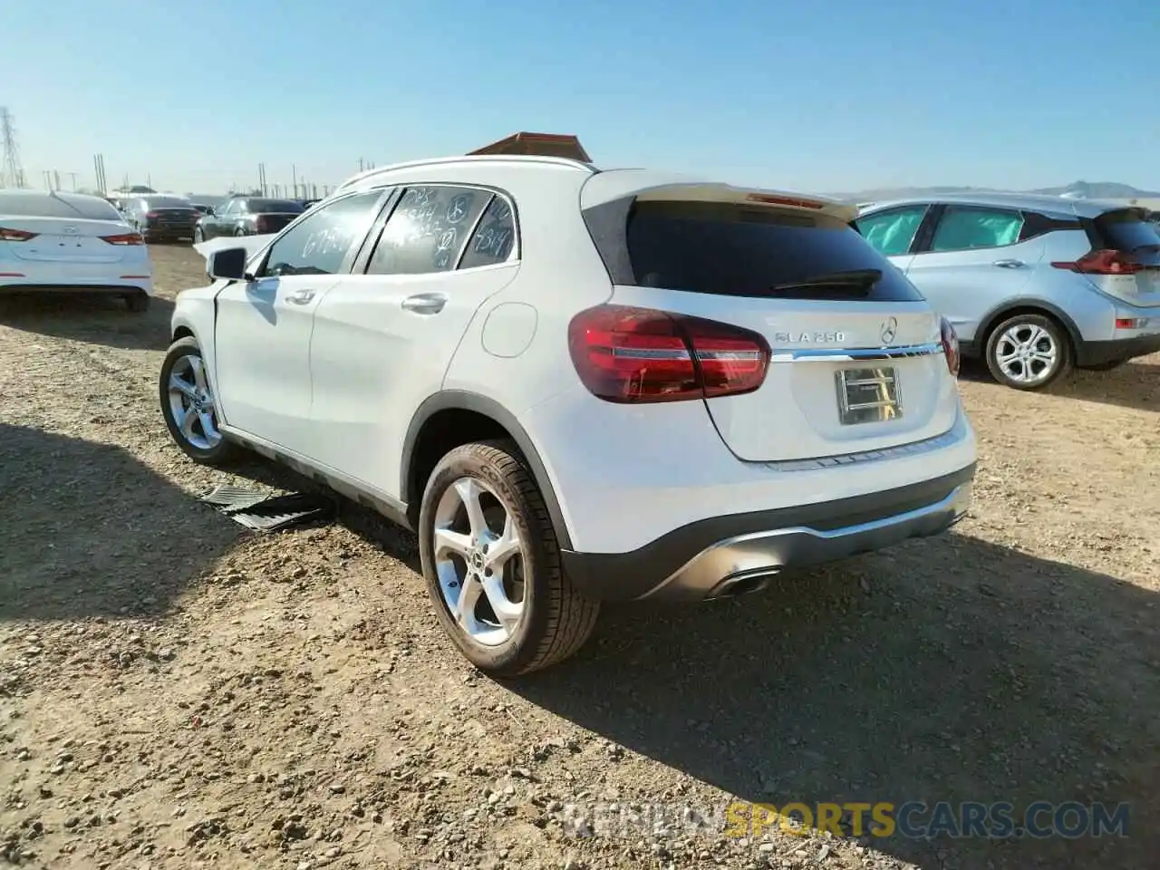 3 Photograph of a damaged car WDCTG4EB7LU024314 MERCEDES-BENZ GLA-CLASS 2020