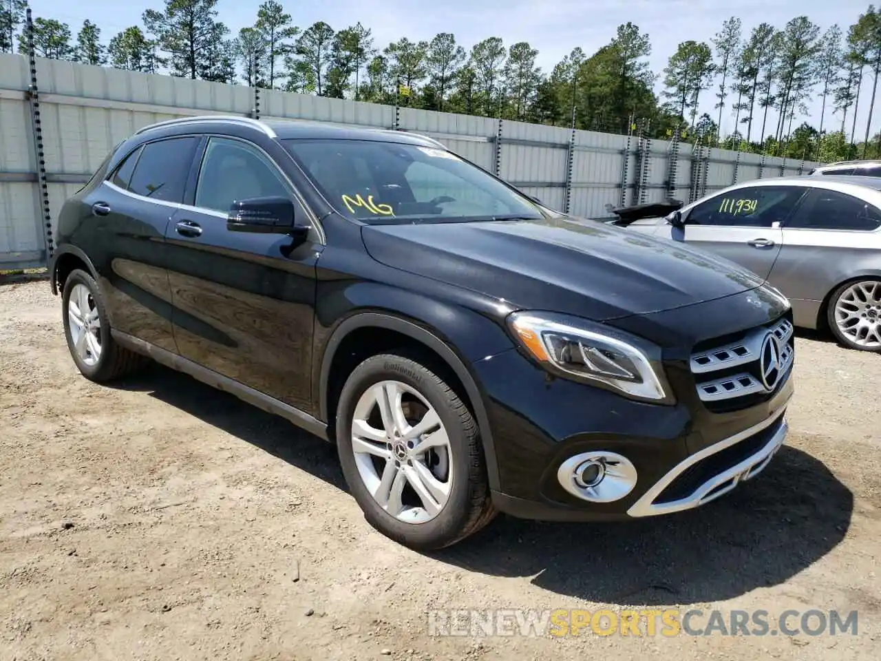 1 Photograph of a damaged car WDCTG4EB7LU028928 MERCEDES-BENZ GLA-CLASS 2020