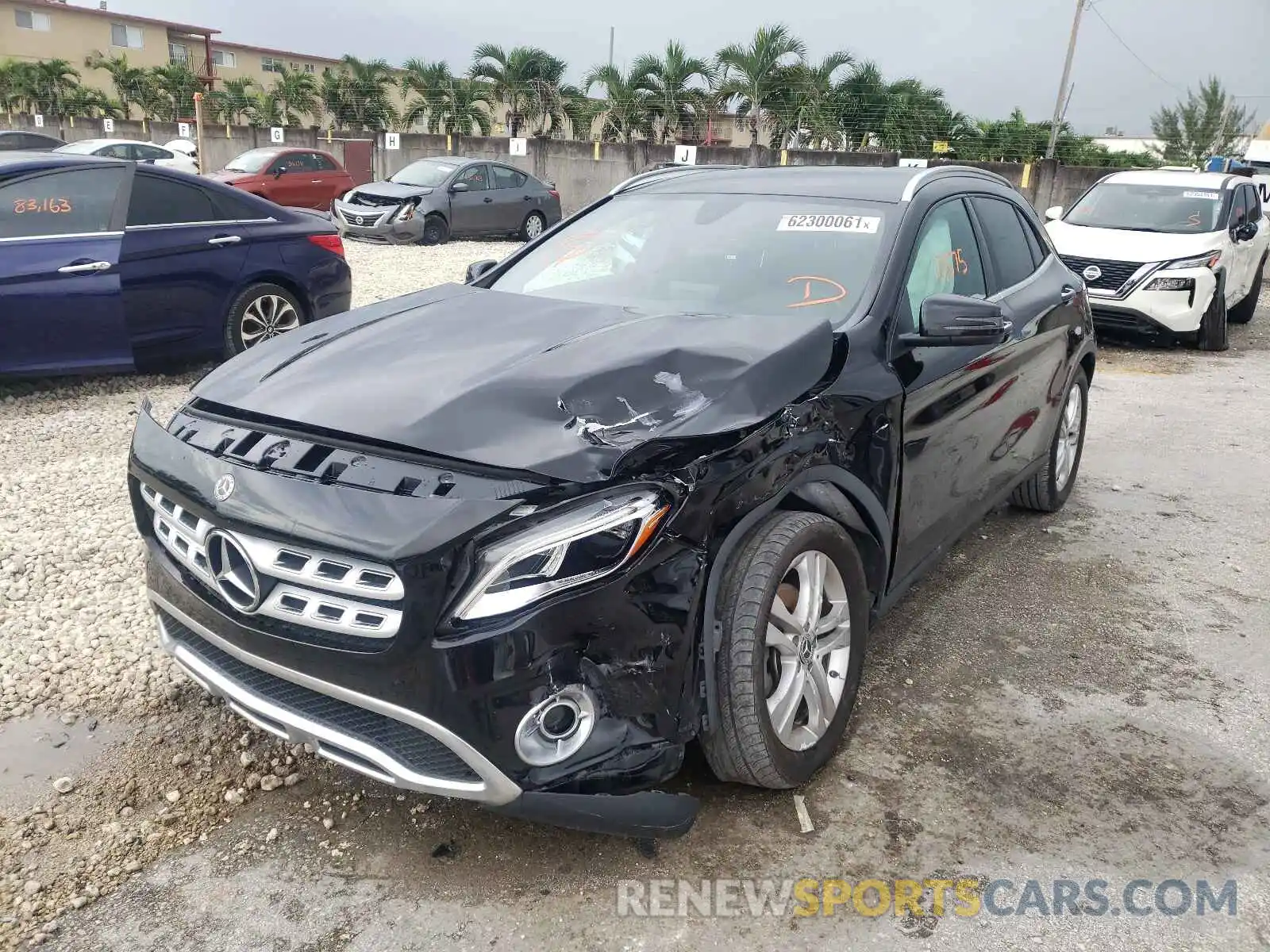 2 Photograph of a damaged car WDCTG4EB9LJ688406 MERCEDES-BENZ GLA-CLASS 2020