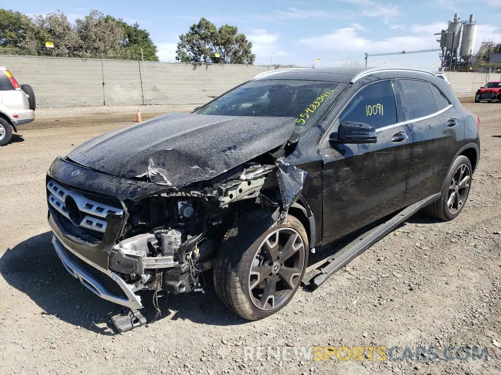 2 Photograph of a damaged car WDCTG4EB9LU024041 MERCEDES-BENZ GLA-CLASS 2020