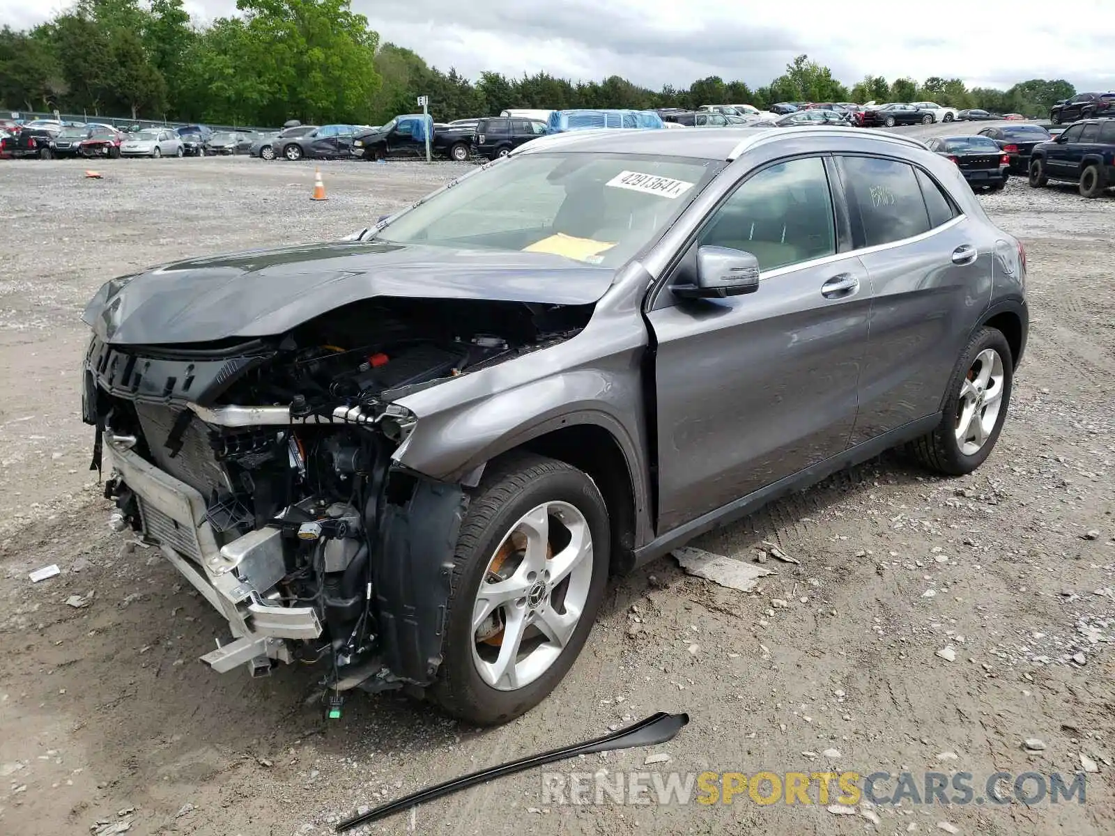 2 Photograph of a damaged car WDCTG4EBXLJ665152 MERCEDES-BENZ GLA-CLASS 2020