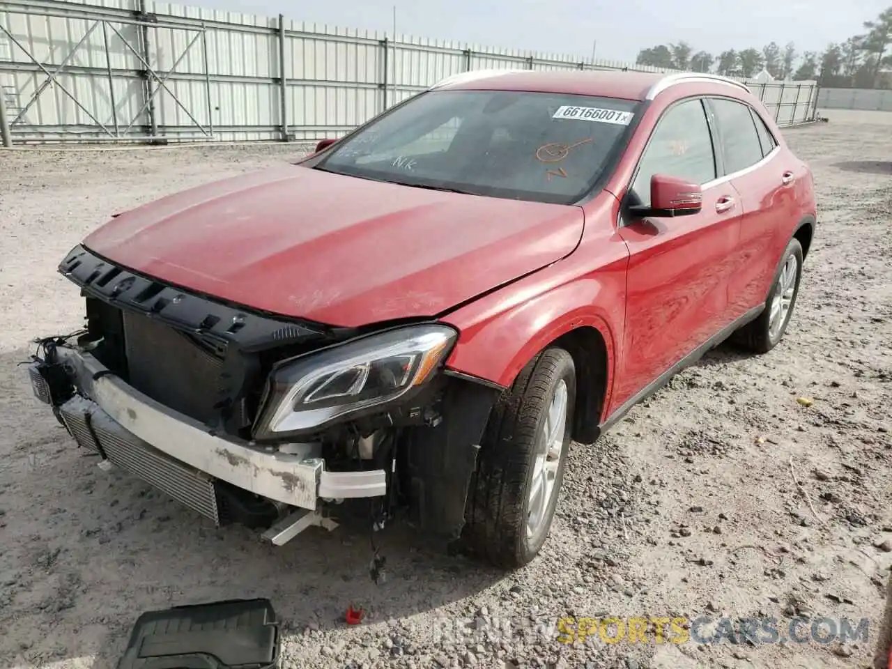 2 Photograph of a damaged car WDCTG4EBXLU021987 MERCEDES-BENZ GLA-CLASS 2020