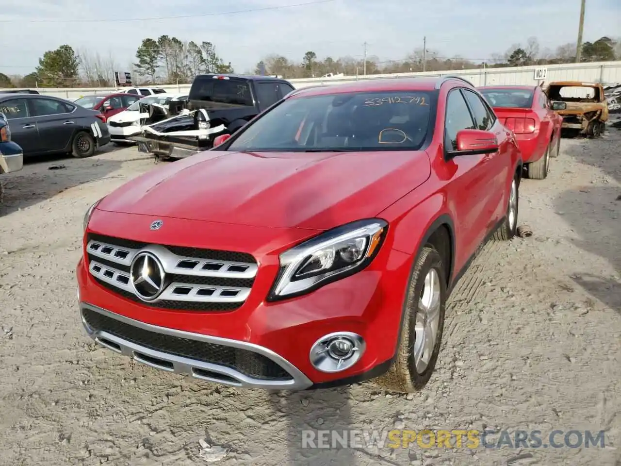 2 Photograph of a damaged car WDCTG4EBXLU028860 MERCEDES-BENZ GLA-CLASS 2020