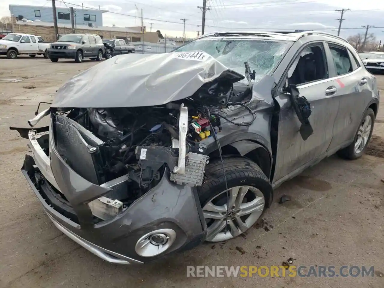 2 Photograph of a damaged car WDCTG4GB0LJ677890 MERCEDES-BENZ GLA-CLASS 2020