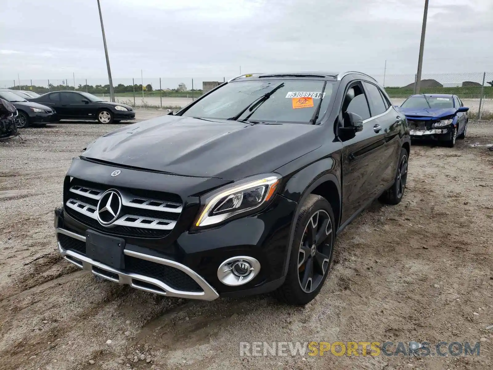 2 Photograph of a damaged car WDCTG4GB0LU021252 MERCEDES-BENZ GLA-CLASS 2020