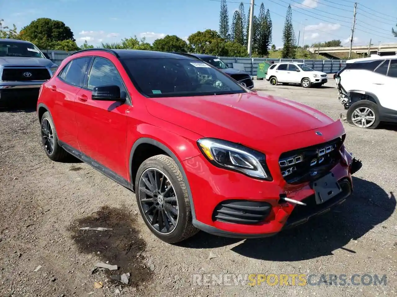 1 Фотография поврежденного автомобиля WDCTG4GB1LU021258 MERCEDES-BENZ GLA-CLASS 2020