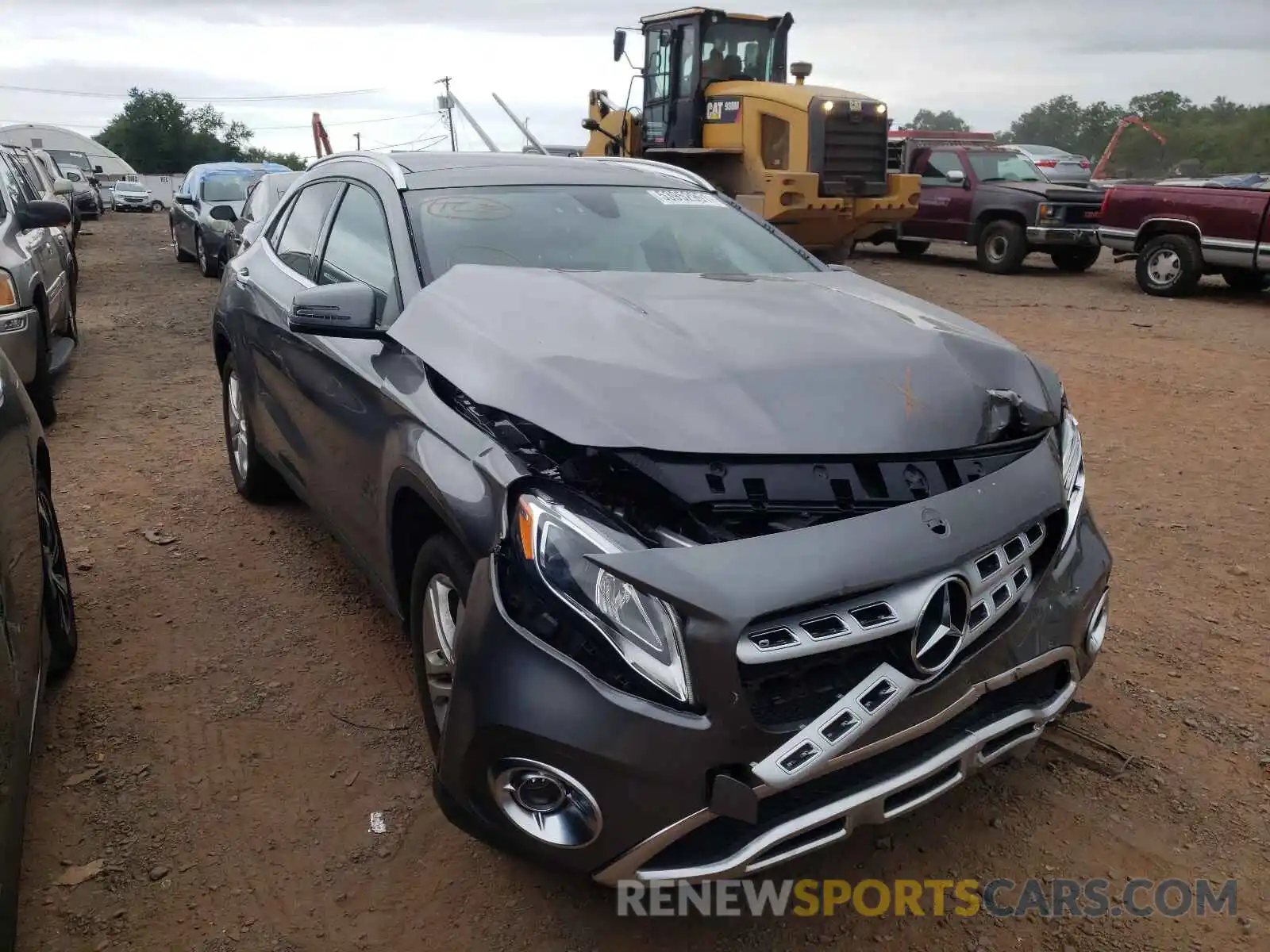 1 Photograph of a damaged car WDCTG4GB2LJ665983 MERCEDES-BENZ GLA-CLASS 2020