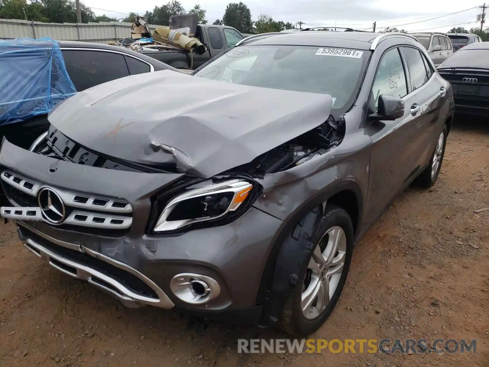 2 Photograph of a damaged car WDCTG4GB2LJ665983 MERCEDES-BENZ GLA-CLASS 2020