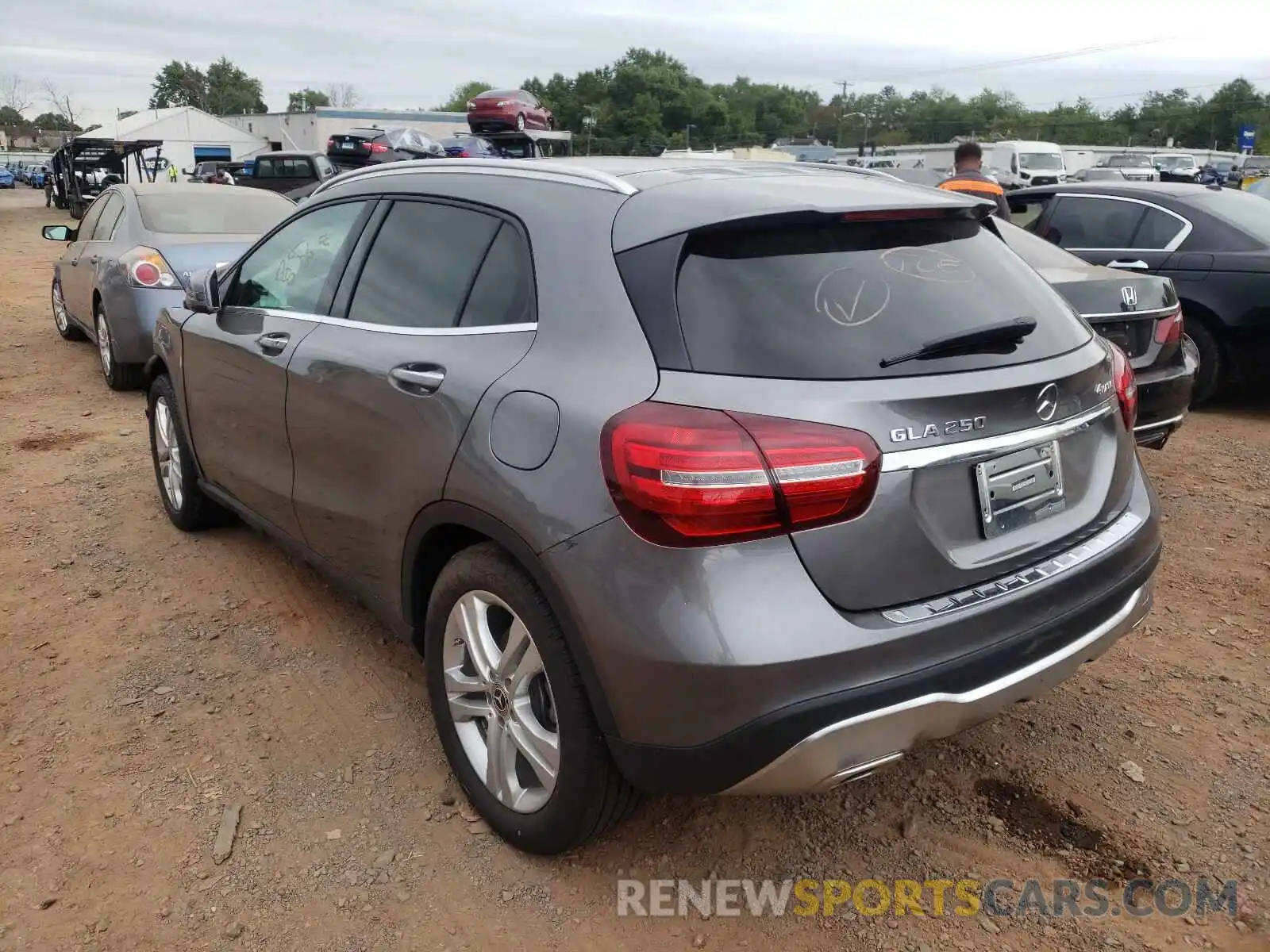 3 Photograph of a damaged car WDCTG4GB2LJ665983 MERCEDES-BENZ GLA-CLASS 2020