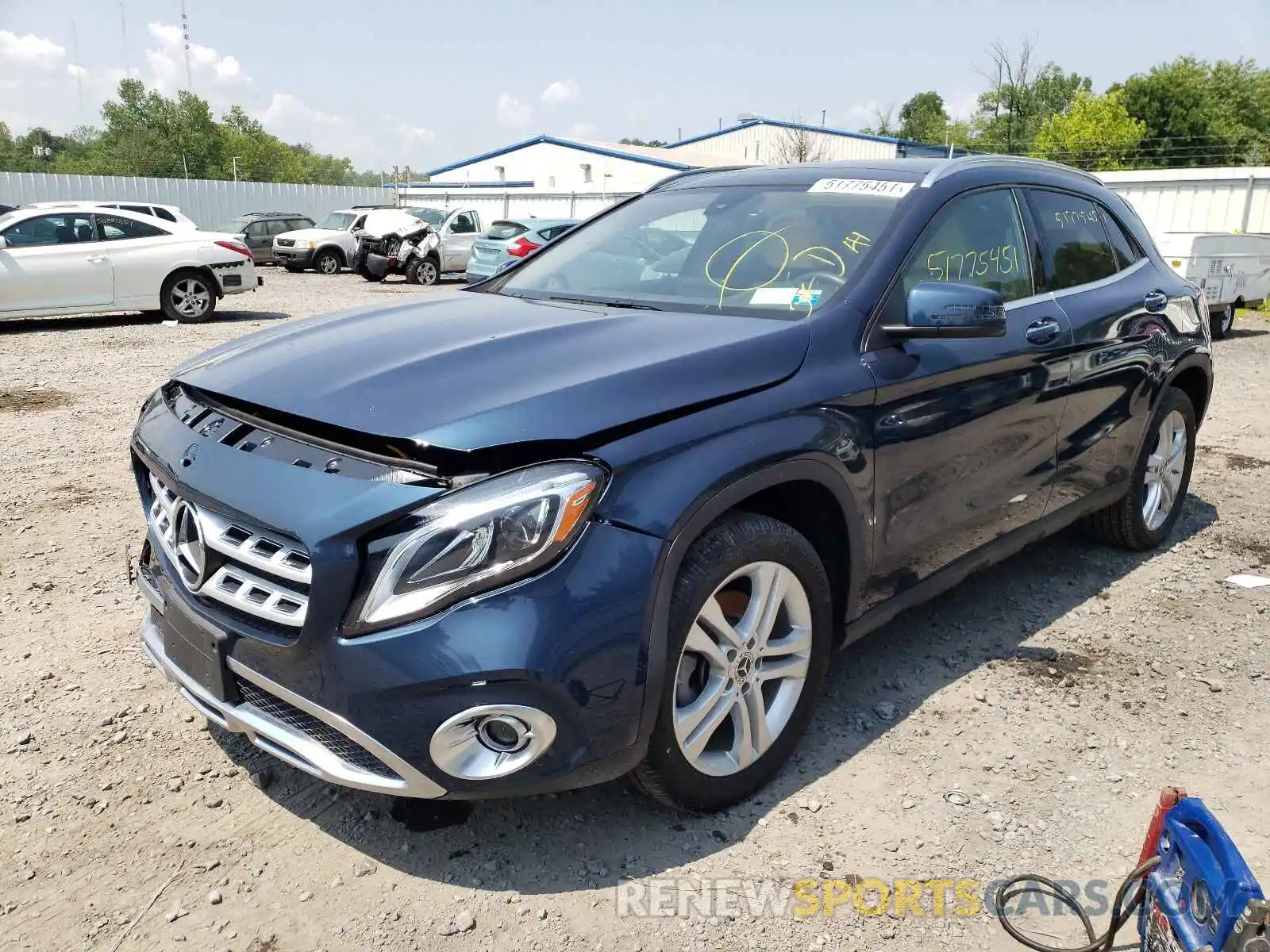 2 Photograph of a damaged car WDCTG4GB4LJ659764 MERCEDES-BENZ GLA-CLASS 2020