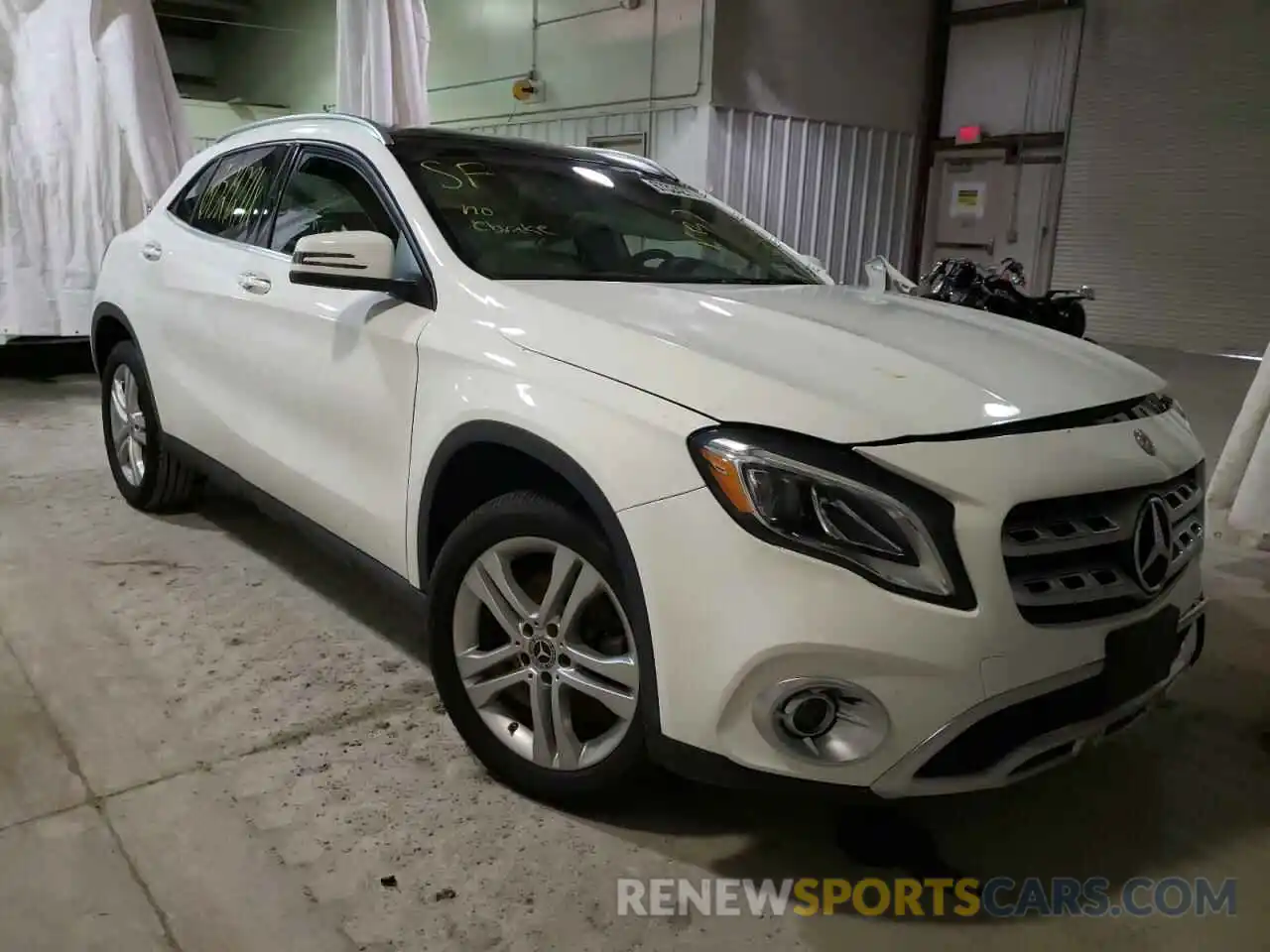 1 Photograph of a damaged car WDCTG4GB5LJ664245 MERCEDES-BENZ GLA-CLASS 2020