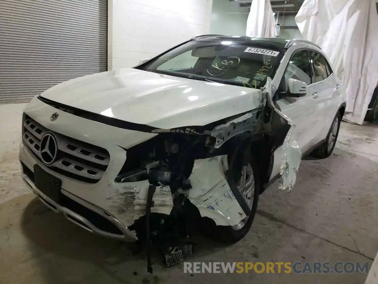 2 Photograph of a damaged car WDCTG4GB5LJ664245 MERCEDES-BENZ GLA-CLASS 2020