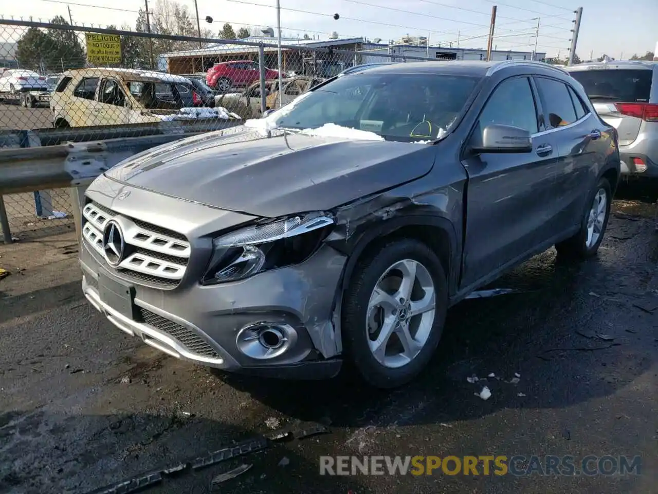 2 Photograph of a damaged car WDCTG4GB5LJ679117 MERCEDES-BENZ GLA-CLASS 2020