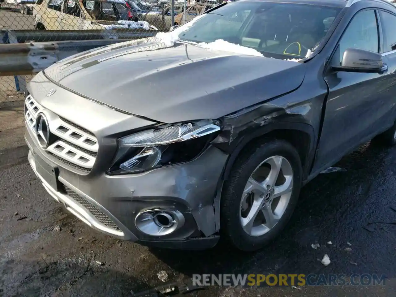 9 Photograph of a damaged car WDCTG4GB5LJ679117 MERCEDES-BENZ GLA-CLASS 2020