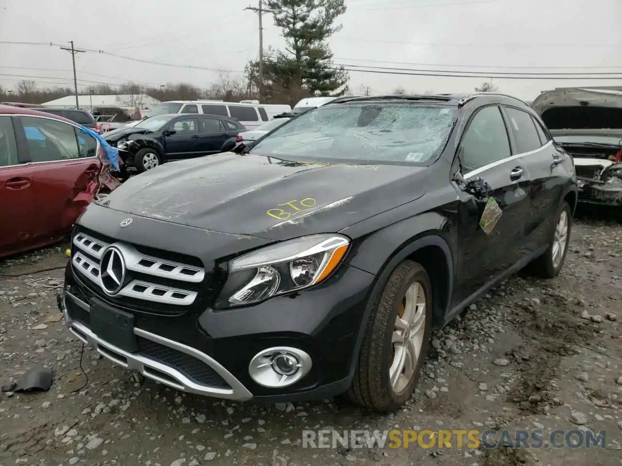 2 Photograph of a damaged car WDCTG4GB5LU024521 MERCEDES-BENZ GLA-CLASS 2020